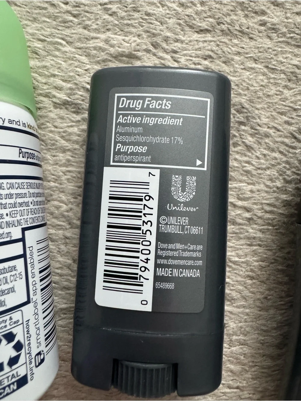 🆕 Bundle of Dove and Degree trial size deodorants